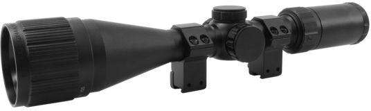 Scopes BSA Optics Ready Series 4X-12X Mag. 44mm objective Illum. Mil-Dot Adjustable objective TB. • Model: Ready Series